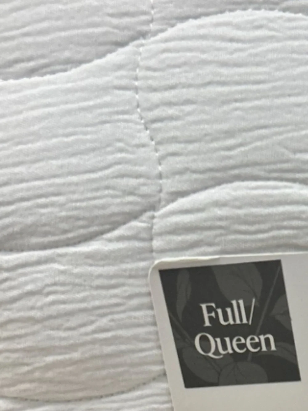 Dawson Collection Soft White Reversible Down Alternative Fill Quilt Set
